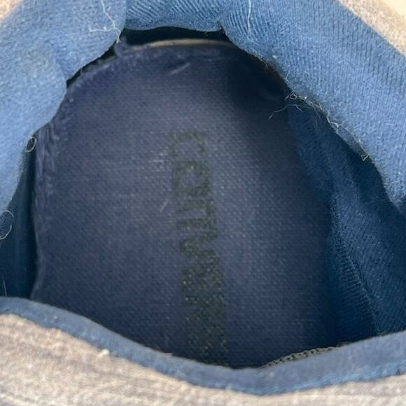 Converse Chuck Taylor Street Mid Leather Sneakers Shoes Grey Men 11 - Picture 14 of 15